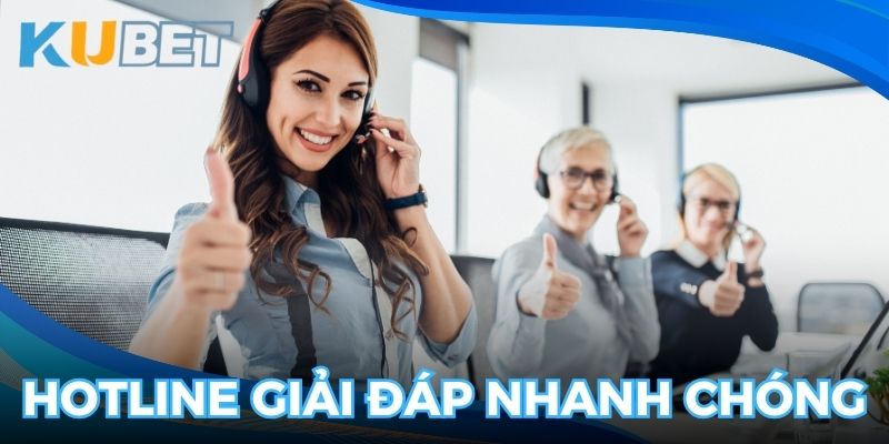 Hotline có thời gian giải đáp nhanh chóng